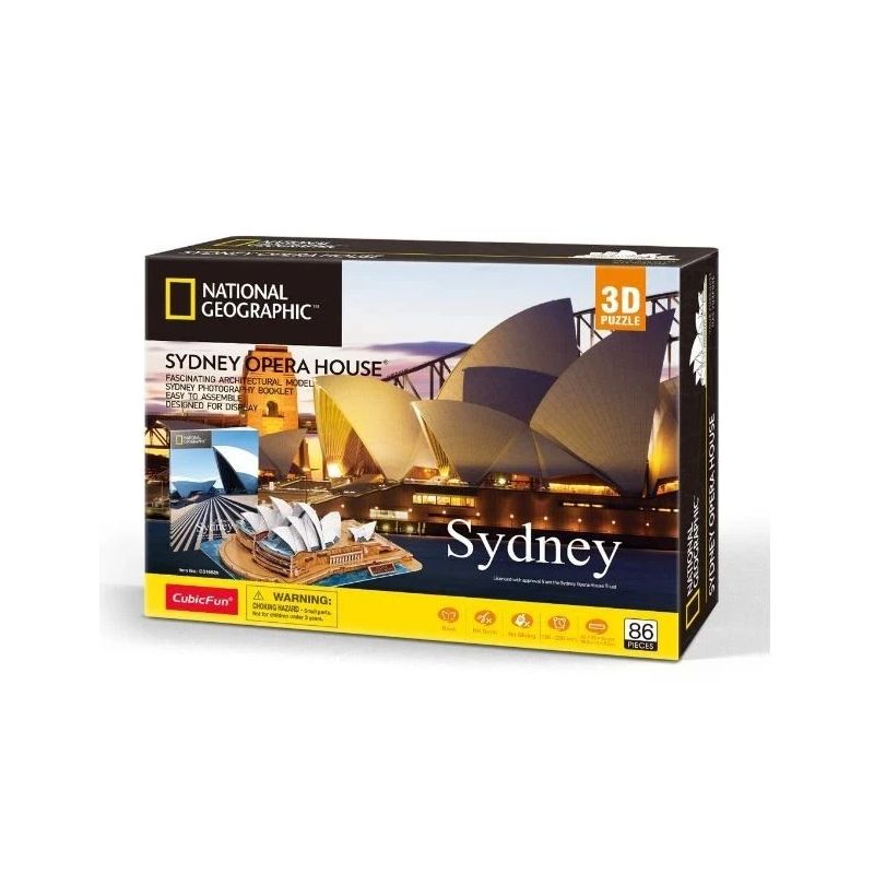 CUBICFUN NATIONAL GEOGRAPHIC 3D пазл «Сиднейский оперный театр»