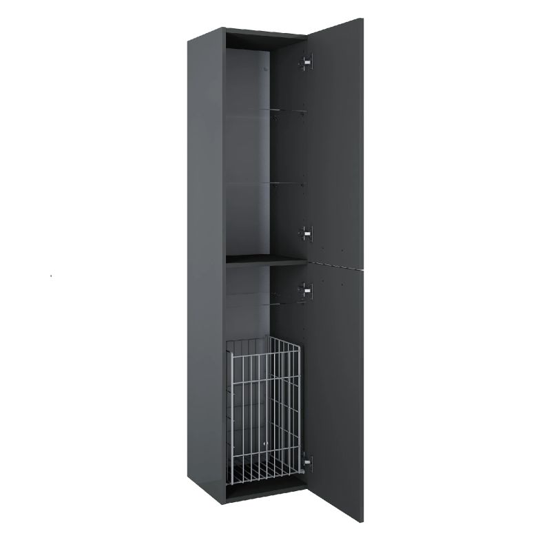 Skapis augsts ekoline 35cm pelēks