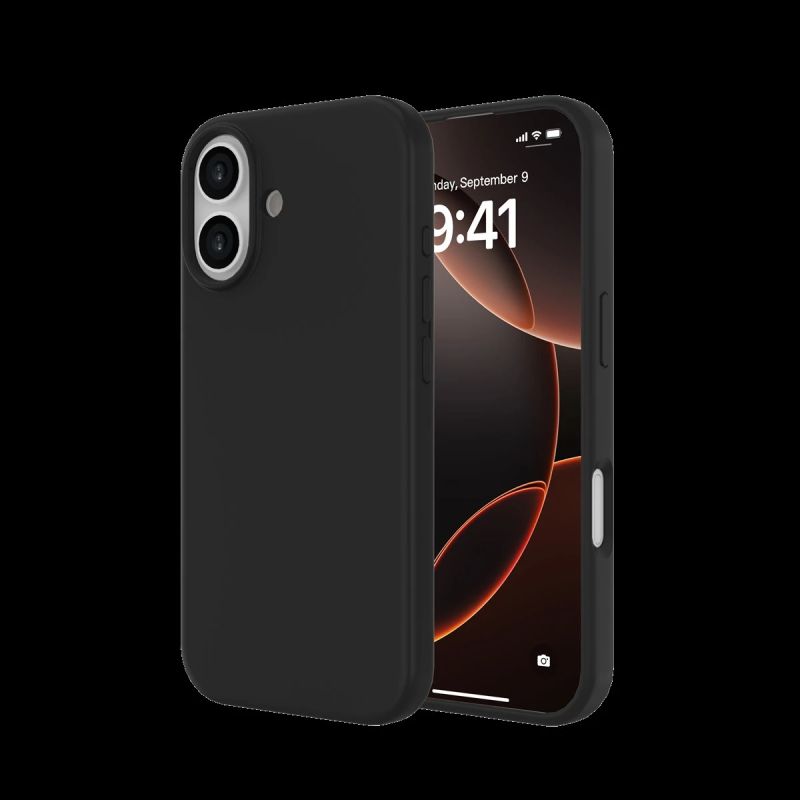 JUST MUST REGULAR DEFENSE SILICONE with MAGSAFE for iPhone 17 Black