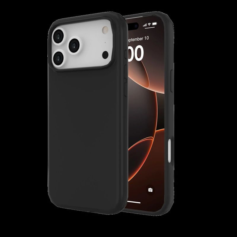 JUST MUST REGULAR DEFENSE SILICONE with MAGSAFE for iPhone 17 Pro Max Black