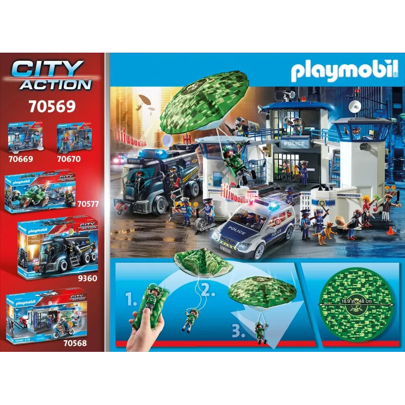 PLAYMOBIL City Action Policijas misija: izpletņa meklēšana 70569