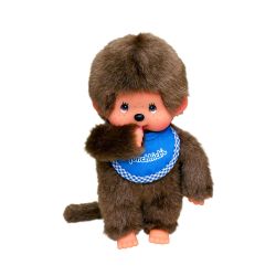 MONCHHICHI Мягкая игрушка, мальчик, синий, 20 см