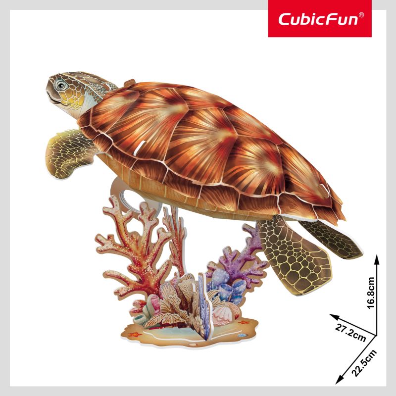 CUBICFUN NATIONAL GEOGRAPHIC 3D puzle Jūras bruņurupucis