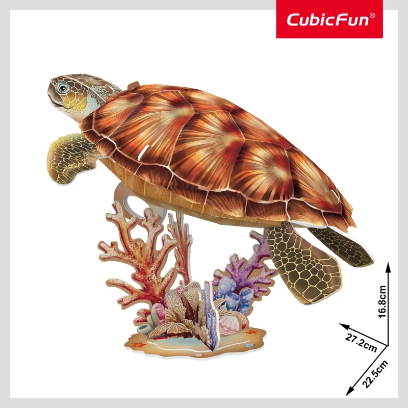 CUBICFUN NATIONAL GEOGRAPHIC 3D puzle Jūras bruņurupucis