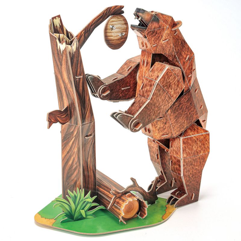 CUBICFUN NATIONAL GEOGRAPHIC 3D puzle Brūnais lācis