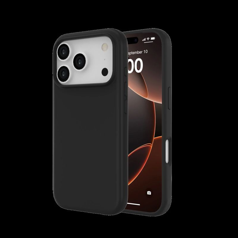 JUST MUST REGULAR DEFENSE SILICONE with MAGSAFE for iPhone 17 Pro Black