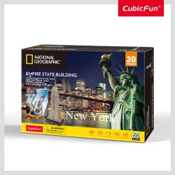 CUBICFUN NATIONAL GEOGRAPHIC 3D puzle Empire State Building