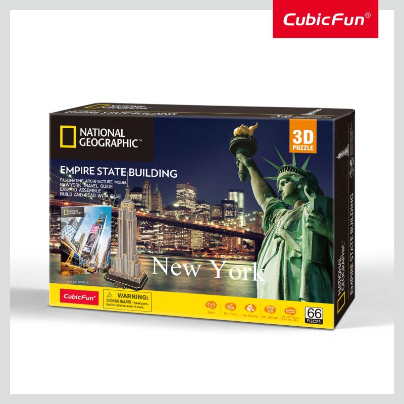 CUBICFUN NATIONAL GEOGRAPHIC 3D puzle Empire State Building