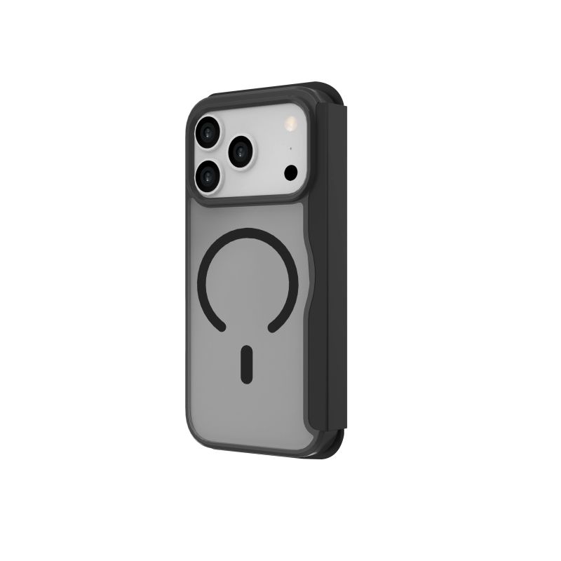 JUST MUST CHAMPION II FLIP CASE MAGSAFE for iPhone 17 Pro, Black