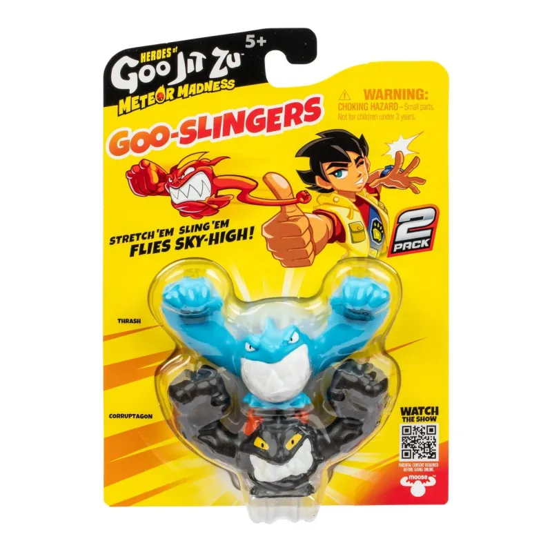 HEROES OF GOO JIT ZU Meteor Madness Goo Slingers dviguba pakuotė