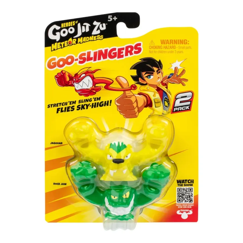 HEROES OF GOO JIT ZU Meteor Madness Goo Slingers dviguba pakuotė
