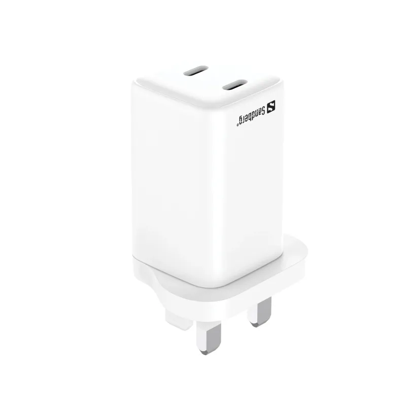 Sandberg 441-62 AC Charger Dual USB-C PD65W UK