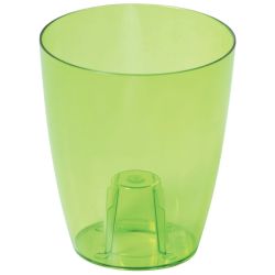 Puķu pods orhidejām Coubi 13x16cm, 1.5L, caurspīd.zaļš