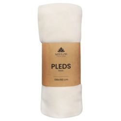 Pleds 130x160cm Basic, gaiši brūns