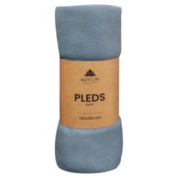 Pleds 130x160cm Basic, gaiši pelēks