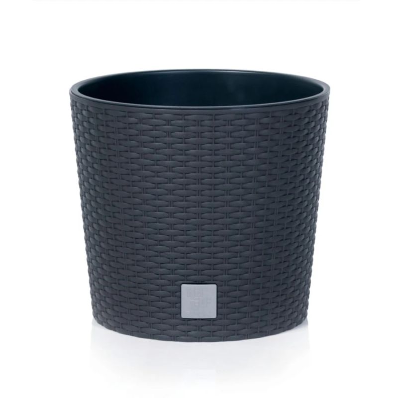 Puķu pods Rato 27x30cm 15L, antracīts