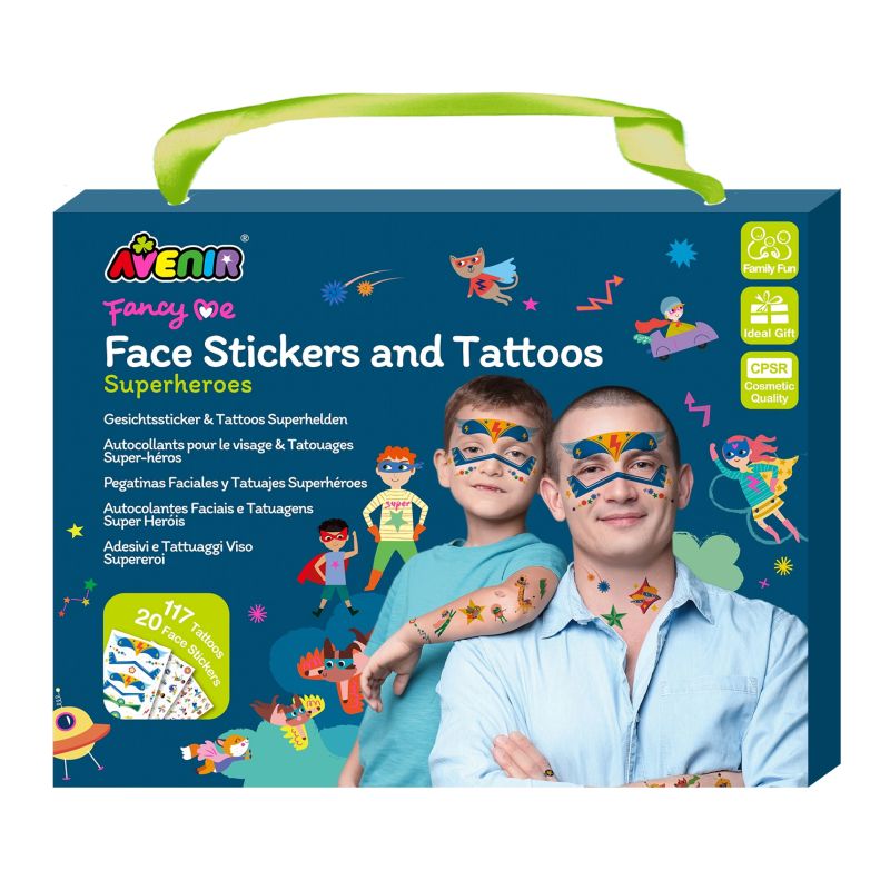 AVENIR Sejas uzlīmes un tetovējumi Superheroes