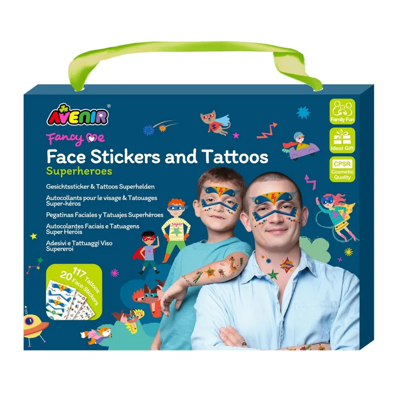 AVENIR Sejas uzlīmes un tetovējumi Superheroes