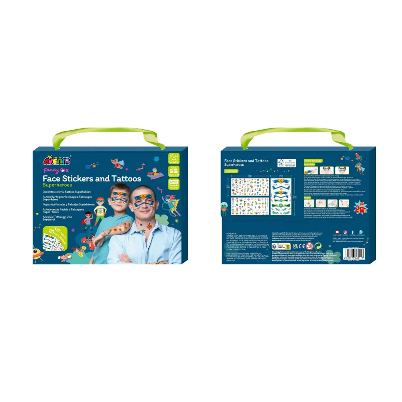AVENIR Sejas uzlīmes un tetovējumi Superheroes