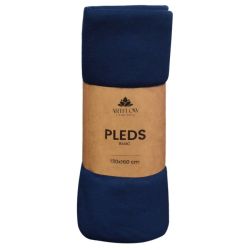 Pleds 130x160cm Basic, zils