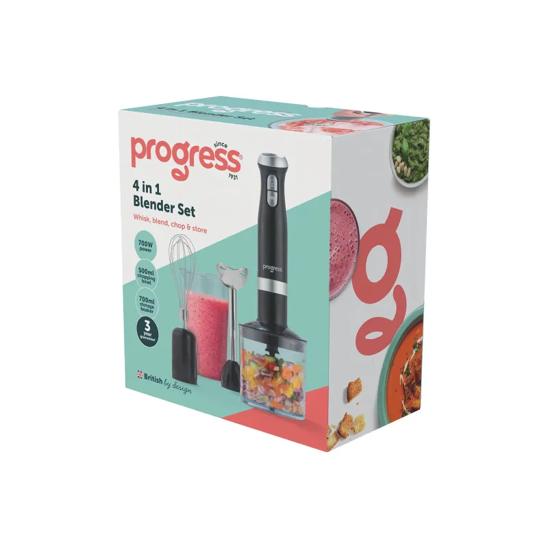 Progress EK6690PVDE 4 in 1 Blender Set