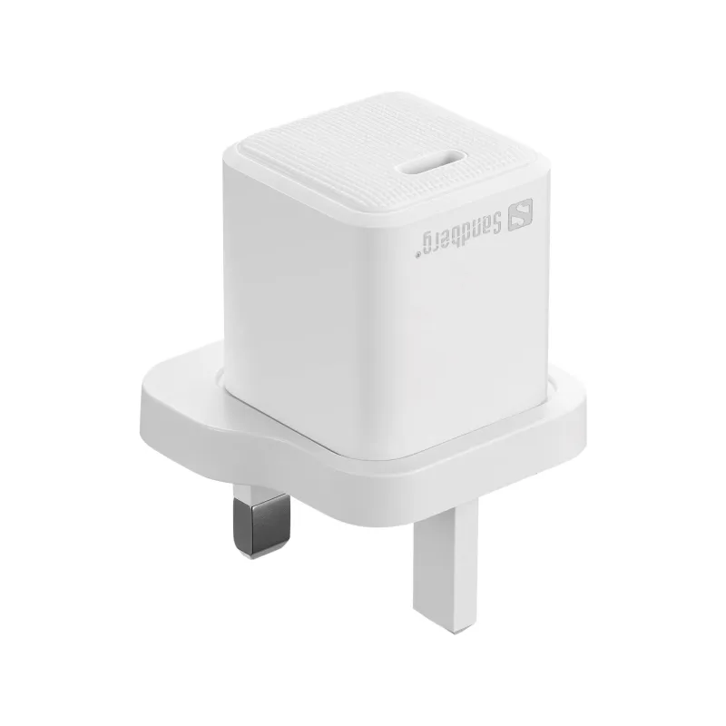 Sandberg 441-64 USB-C 20W Charger UK+Lightning, Incl. 1m USB-C Lighting cable