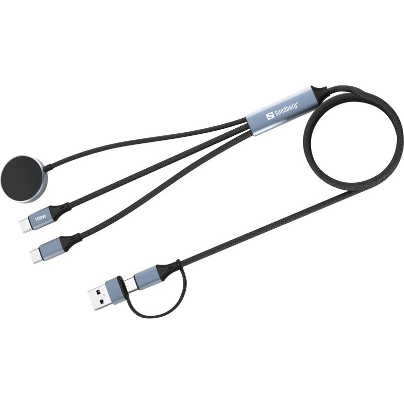 Sandberg 441-69 3in1 Travel Charge Cable 100W