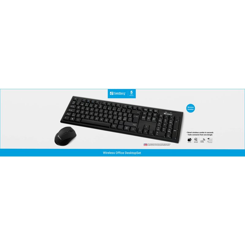 Sandberg 631-23 Wireless Office DesktopSet INT, US-INT