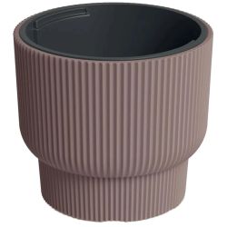 Puķu pods Milly zems 39.5x35cm 20L, gaiši brūns