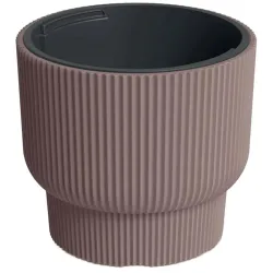 Puķu pods Milly zems 39.5x35cm 20L, gaiši brūns