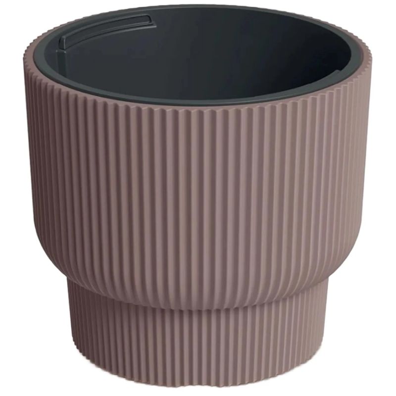 Puķu pods Milly zems 39.5x35cm 20L, gaiši brūns