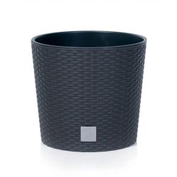 Puķu pods Rato 22x25cm 7.5L, antracīts