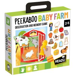 HEADU atmiņas spēle “Peekaboo Baby Farm”
