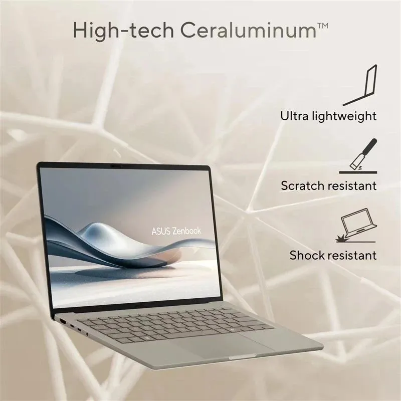 Portatīvais dators Asus Zenbook A14 SnpX Plus 16-512GB 14