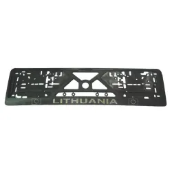 Рамка для автомобильных номеров рельефная. 1 шт