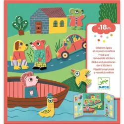 Uzlīme Djeco Animals