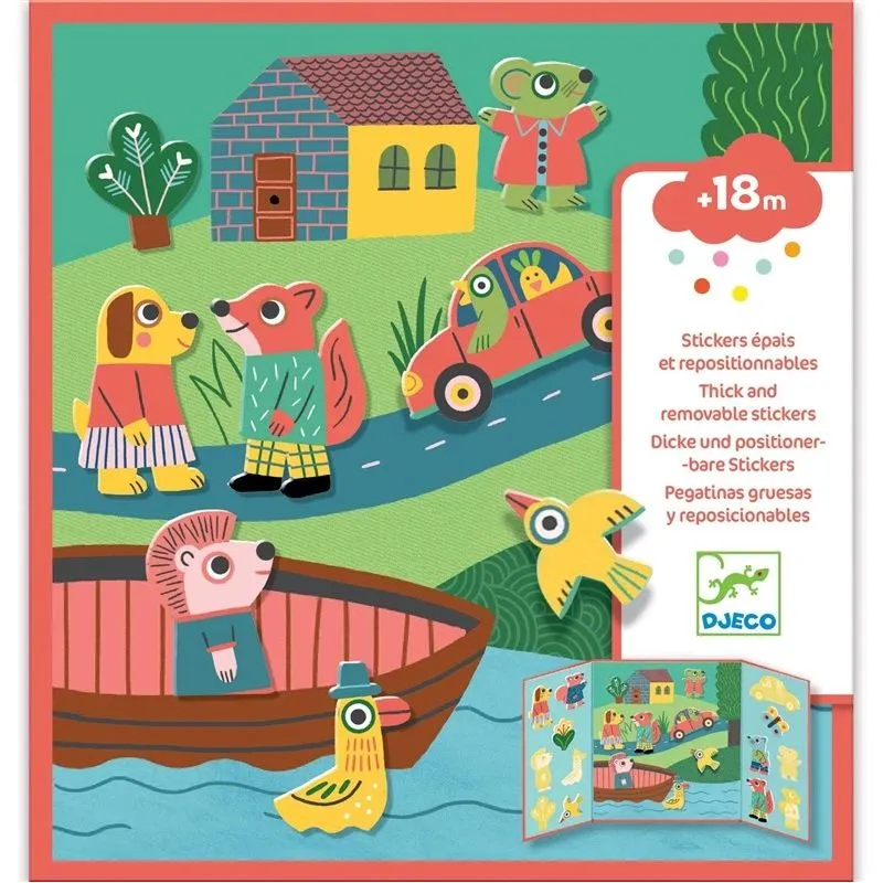 Uzlīme Djeco Animals