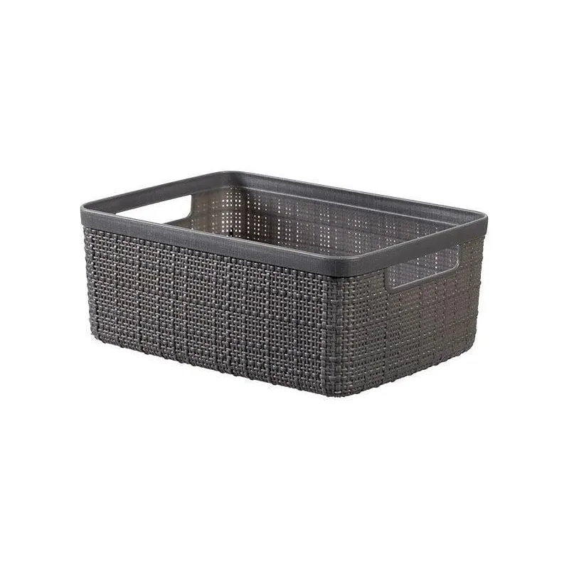 Groziņš jute s 5l 27x20x11 cm pelēks