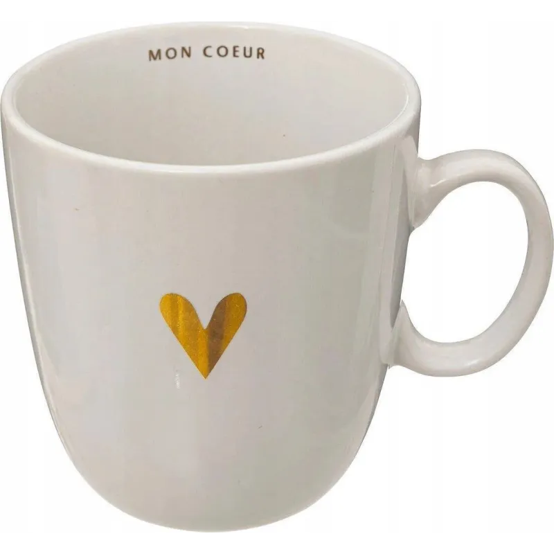 Mug 300ml golden heart