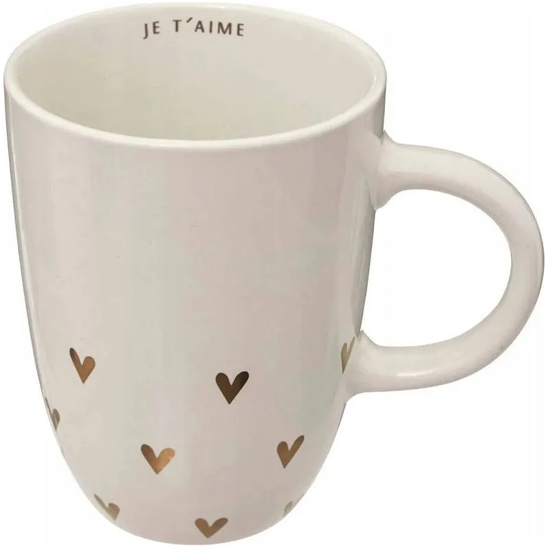 Mug 440ml french hearts