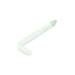 Screw hook 40x3.0x15x14 white- 4pcs