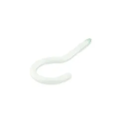 Bended hook 50x3.3x18x13 white- 4pcs