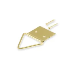 Picture hanger brass plat 1-2-10pcs