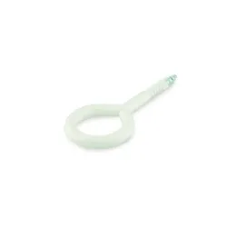 Eye screw 10x5x2.7x6 white- 6pcs