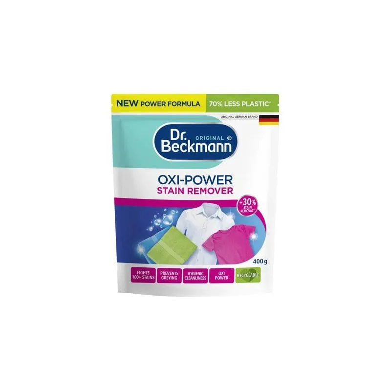 Traipu tīrīšanas līdzeklis Dr. Beckmann Oxi-Power. 0.4 kg