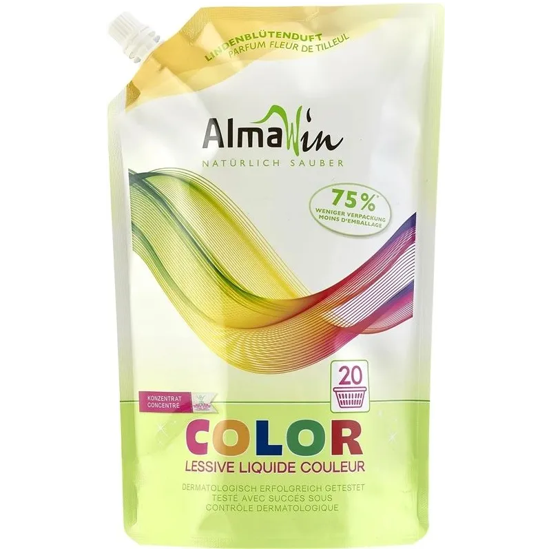 Šķidrs mazgāšanas līdzeklis ekoloģiska AlmaWin.Color. 1.5 l