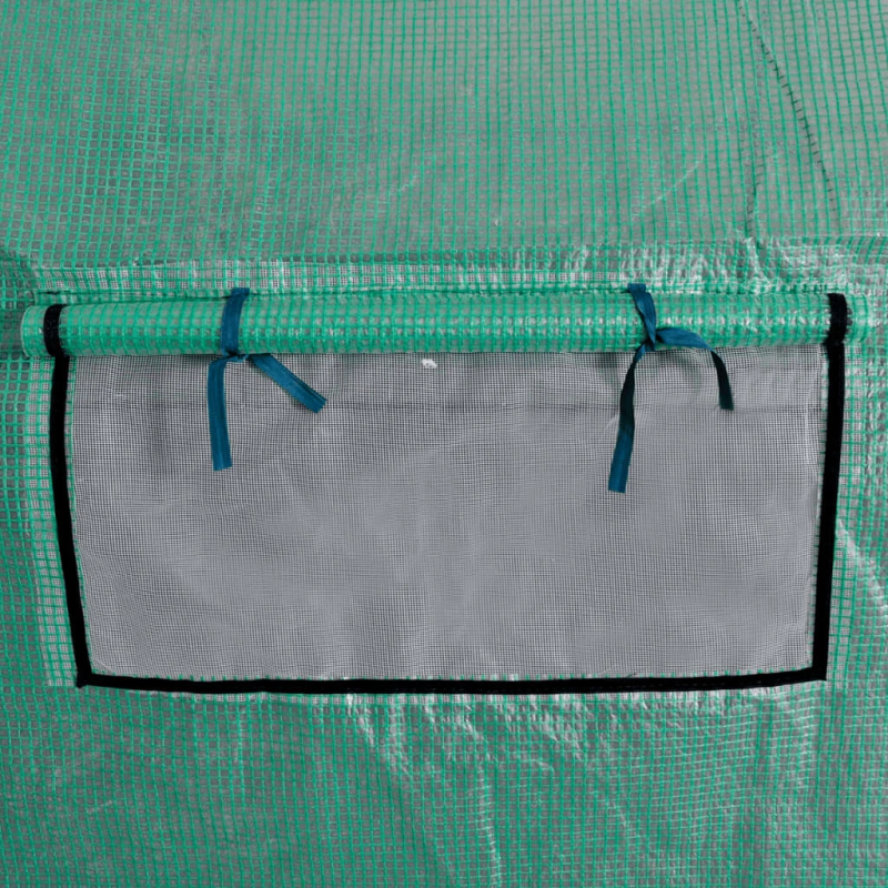 vidaXL siltumnīca, tērauda rāmis, polietilēns, 18 m², pārvietojama