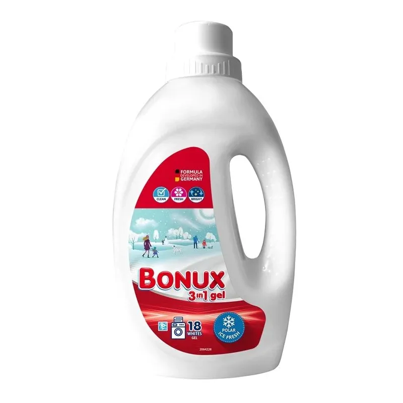 Šķidrs mazgāšanas līdzeklis Bonux Polar Ice Fresh. 0.9 l