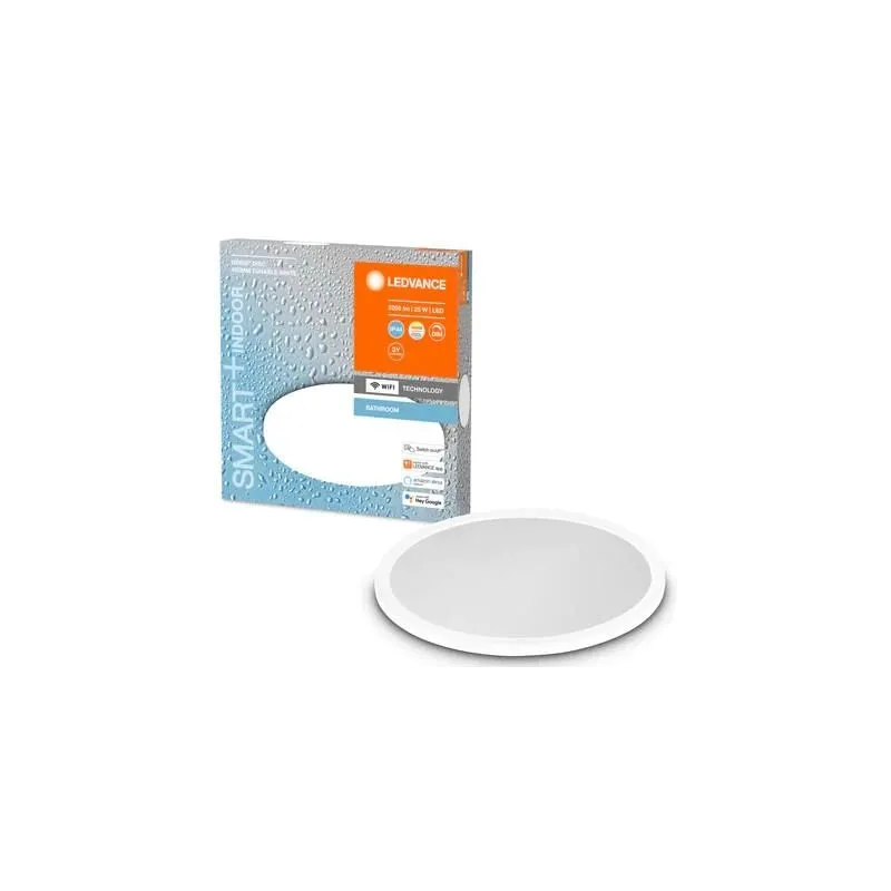 Smart orbis disc gaisma ip44 40cm wh. 21w