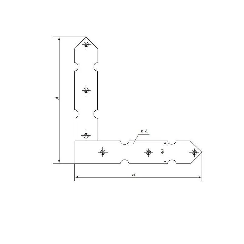 Durvju stūrenis 9521-250-250-22